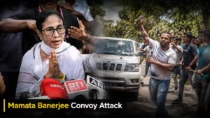 Mamata Banerjee convoy attack: ਹਾਲੀਸ਼ਹਿਰ ਦੀ ਘਟਨਾ ਨਾਲ ਸਬੰਧਤ ਮਮਤਾ ਬੈਨਰਜੀ ਦੀ ਤਸਵੀਰ।