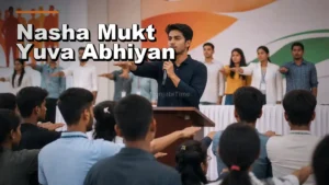 ਨੌਜਵਾਨਾਂ ਦਾ ਸਮੂਹ ਸਹੁੰ ਚੁੱਕਦਾ ਹੋਇਆ, Nasha Mukt Yuva Abhiyan ਦੀ ਪ੍ਰਤੀਕਾਤਮਕ ਤਸਵੀਰ