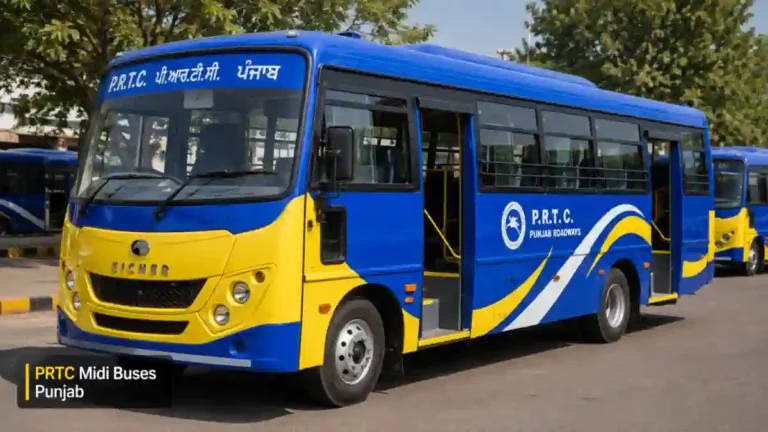 PRTC Midi Buses Punjab ਦੀ ਨਵੀਂ ਆਈਸ਼ਰ ਬੱਸ