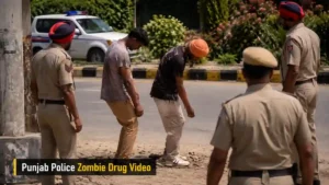 Punjab Police zombie drug video ਦੇ ਫੈਕਟ-ਚੈੱਕ ਮਗਰੋਂ ਵਾਇਰਲ ਕਲਿੱਪ ਨੂੰ ਰਾਜਸਥਾਨ ਦਾ ਦੱਸਦੀ ਖ਼ਬਰ ਤਸਵੀਰ।