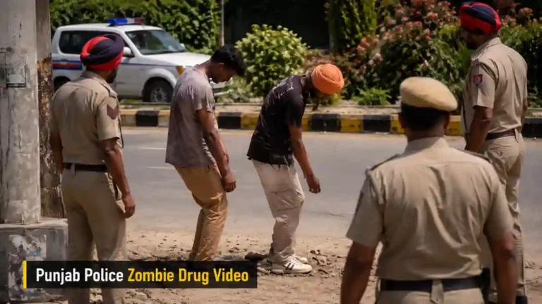 Punjab Police zombie drug video ਦੇ ਫੈਕਟ-ਚੈੱਕ ਮਗਰੋਂ ਵਾਇਰਲ ਕਲਿੱਪ ਨੂੰ ਰਾਜਸਥਾਨ ਦਾ ਦੱਸਦੀ ਖ਼ਬਰ ਤਸਵੀਰ।