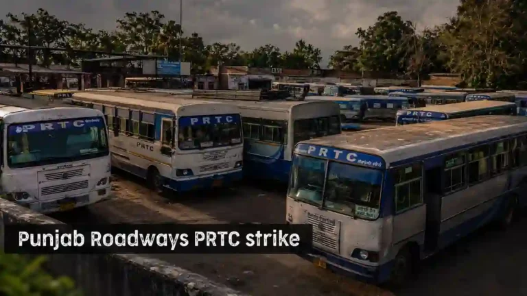 Punjab Roadways PRTC strike ਖ਼ਤਮ ਹੋਣ ਮਗਰੋਂ ਬੱਸ ਅੱਡੇ ਵਿੱਚ ਖੜ੍ਹੀਆਂ ਸਰਕਾਰੀ ਬੱਸਾਂ