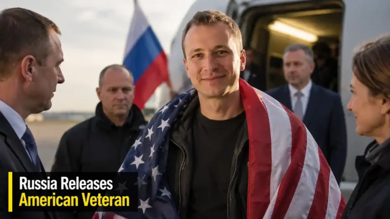 Russia releases American veteran ਰੌਬਰਟ ਗਿਲਮੈਨ ਦੀ ਵਤਨ ਵਾਪਸੀ ਦੀ ਤਸਵੀਰ