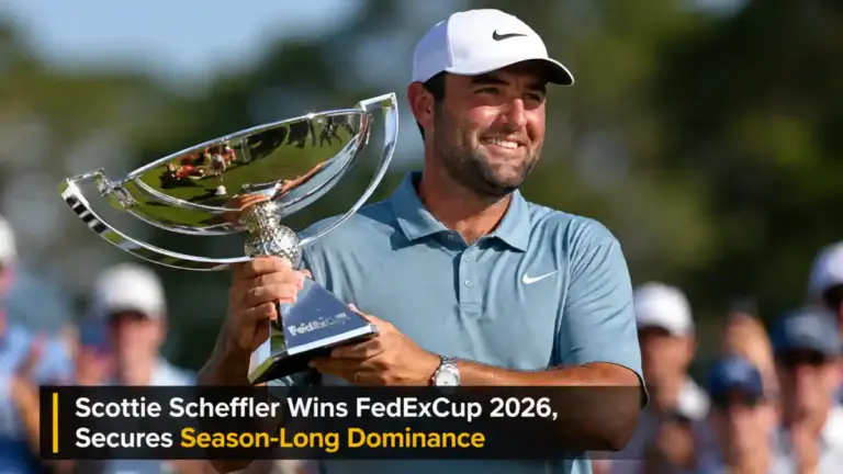 Scottie Scheffler ਦੀ 2026 FedExCup ਜਿੱਤ ਨਾਲ ਜੁੜੀ ਤਸਵੀਰ