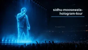 Sidhu Moosewala Hologram Tour ਦੀ ਖ਼ਬਰ ਨਾਲ ਜੁੜੀ ਖਾਲੀ ਕੰਸਰਟ ਸਟੇਜ ਉੱਤੇ ਪੈਂਦੀ ਨੀਲੀ ਰੌਸ਼ਨੀ (ਪ੍ਰਤੀਕਾਤਮਕ ਤਸਵੀਰ)