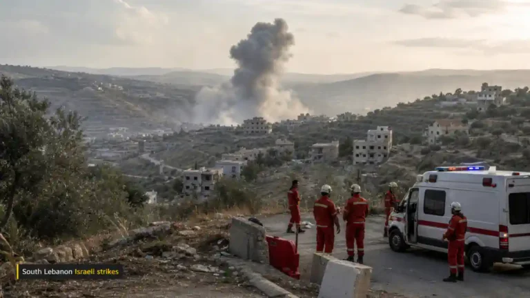 South Lebanon Israeli strikes — ਦੱਖਣੀ ਲੇਬਨਾਨ ਦੇ ਹਵਾਈ ਹਮਲਿਆਂ ਦੀ ਫੀਚਰ ਤਸਵੀਰ