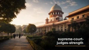 ਸੁਪਰੀਮ ਕੋਰਟ ਦੀ ਇਮਾਰਤ, ਜਿੱਥੇ Supreme Court Judges Strength ਵਧਾ ਕੇ 37 ਕੀਤੀ ਜਾ ਰਹੀ ਹੈ (ਪ੍ਰਤੀਕਾਤਮਕ ਤਸਵੀਰ)