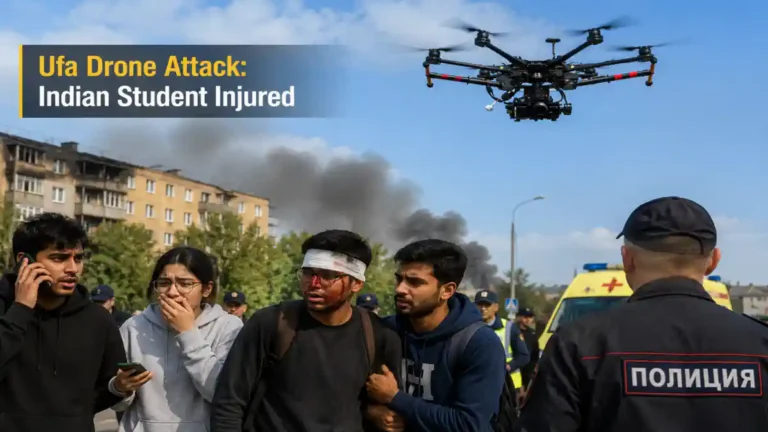 Ufa Drone Attack Indian Student — ਰੂਸ ਦੇ ਊਫ਼ਾ ਵਿੱਚ ਡਰੋਨ ਹਮਲੇ ਦਾ ਦ੍ਰਿਸ਼