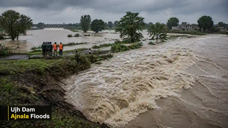 Ujh Dam Ajnala Floods ਦੀ ਮੰਗ ਪਿੱਛੇ ਰਾਵੀ ਤੇ ਉੱਜ ਦੇ ਹੜ੍ਹਾਂ ਨਾਲ ਘਿਰੇ ਸਰਹੱਦੀ ਪਿੰਡ