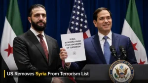 ਅਮਰੀਕਾ ਵੱਲੋਂ ਸੀਰੀਆ ਦੀ State Sponsor of Terrorism designation ਰੱਦ ਕਰਨ ਬਾਰੇ ਖ਼ਬਰ ਚਿੱਤਰ