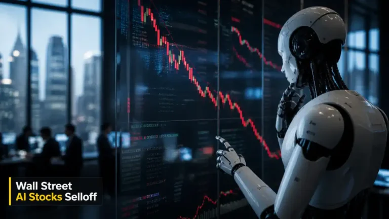 Wall Street AI Stocks Selloff ਦੌਰਾਨ ਡਿੱਗਦੇ ਅਮਰੀਕੀ ਸ਼ੇਅਰ ਸੂਚਕ ਅੰਕਾਂ ਦਾ ਦ੍ਰਿਸ਼