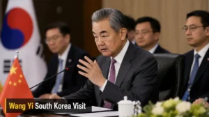 Wang Yi South Korea Visit: ਸਿਓਲ ਦੌਰੇ ਦੌਰਾਨ ਚੀਨੀ ਵਿਦੇਸ਼ ਮੰਤਰੀ ਵਾਂਗ ਯੀ ਦੀ ਤਸਵੀਰ