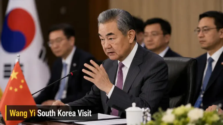 Wang Yi South Korea Visit: ਸਿਓਲ ਦੌਰੇ ਦੌਰਾਨ ਚੀਨੀ ਵਿਦੇਸ਼ ਮੰਤਰੀ ਵਾਂਗ ਯੀ ਦੀ ਤਸਵੀਰ