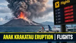 Anak Krakatau ਜਵਾਲਾਮੁਖੀ ਦੀ ਸਰਗਰਮੀ ਨਾਲ ਜੁੜੀ ਤਸਵੀਰ