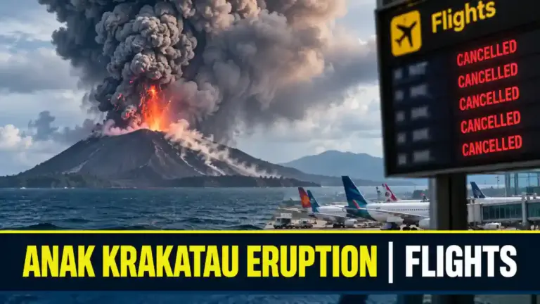Anak Krakatau ਜਵਾਲਾਮੁਖੀ ਦੀ ਸਰਗਰਮੀ ਨਾਲ ਜੁੜੀ ਤਸਵੀਰ