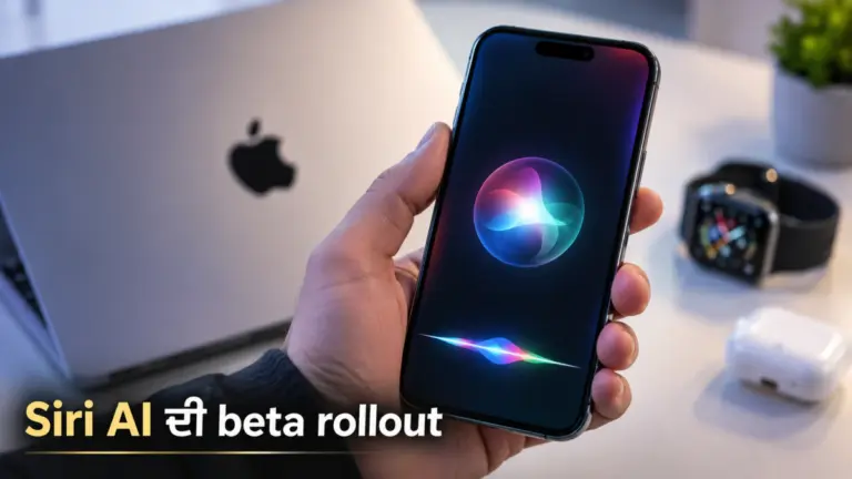 ਖ਼ਬਰ ਨਾਲ ਸੰਬੰਧਿਤ ਚਿੱਤਰ: Apple Siri AI rollout