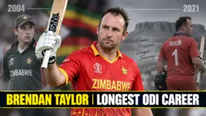 ਜ਼ਿੰਬਾਬਵੇ ਦੇ ਕ੍ਰਿਕਟਰ Brendan Taylor ਦੇ ਲੰਬੇ ODI ਕਰੀਅਰ ਨਾਲ ਜੁੜੀ ਤਸਵੀਰ