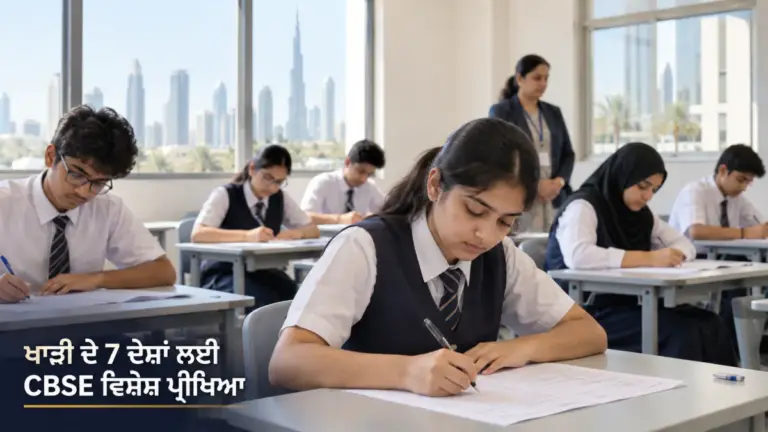 ਖ਼ਬਰ ਨਾਲ ਸੰਬੰਧਿਤ ਚਿੱਤਰ: CBSE ਦੀ ਪੱਛਮੀ ਏਸ਼ੀਆ ਲਈ 12ਵੀਂ ਦੀ ਵਿਸ਼ੇਸ਼ ਪ੍ਰੀਖਿਆ