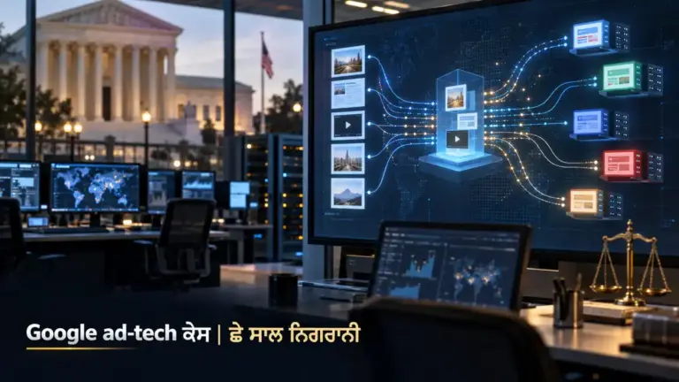 ਖ਼ਬਰ ਨਾਲ ਸੰਬੰਧਿਤ ਚਿੱਤਰ: Google ad-tech antitrust remedies ਕੇਸ
