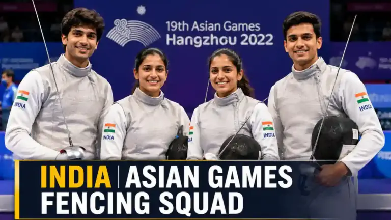 Bhavani Devi ਅਤੇ Asian Games 2026 ਲਈ ਚੁਣੀ ਭਾਰਤੀ fencing ਟੀਮ ਨਾਲ ਸੰਬੰਧਿਤ ਖ਼ਬਰੀ ਤਸਵੀਰ