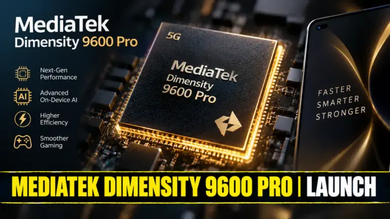 MediaTek Dimensity 9600 Pro ਸਮਾਰਟਫੋਨ ਚਿਪ ਦੇ ਲਾਂਚ ਨਾਲ ਜੁੜੀ ਤਸਵੀਰ