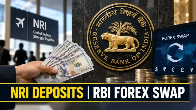 RBI ਦੀ ਖਾਸ ਫੋਰੈਕਸ ਸਵੈਪ ਸਹੂਲਤ ਅਤੇ NRI FCNR(B) ਡਿਪਾਜ਼ਿਟਾਂ ਨਾਲ ਸੰਬੰਧਿਤ ਖ਼ਬਰ ਦੀ ਤਸਵੀਰ