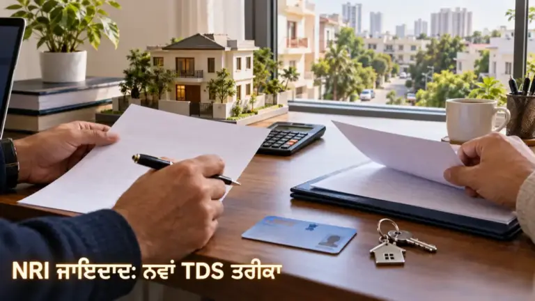ਭਾਰਤ ਵਿੱਚ NRI ਜਾਇਦਾਦ ਵਿਕਰੀ ਅਤੇ TDS ਕਾਗਜ਼ੀ ਕਾਰਵਾਈ ਦਾ ਸੰਕੇਤਕ ਦ੍ਰਿਸ਼