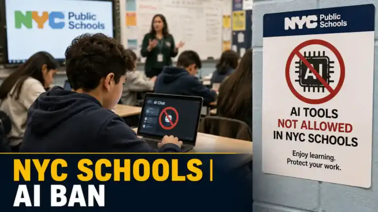 New York City public schools ਦੀ student-facing generative AI ਨੀਤੀ ਨਾਲ ਸੰਬੰਧਿਤ ਤਸਵੀਰ
