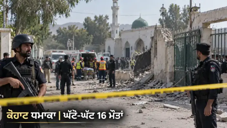 ਖ਼ਬਰ ਨਾਲ ਸੰਬੰਧਿਤ ਚਿੱਤਰ: ਕੋਹਾਟ ਮਸਜਿਦ ਅਤੇ ਪੁਲਿਸ ਕੰਪਲੈਕਸ ਹਮਲਾ