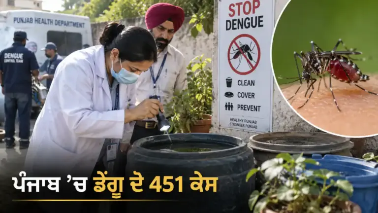 ਖ਼ਬਰ ਨਾਲ ਸੰਬੰਧਿਤ ਚਿੱਤਰ: ਪੰਜਾਬ ਵਿੱਚ ਡੇਂਗੂ ਰੋਕਥਾਮ