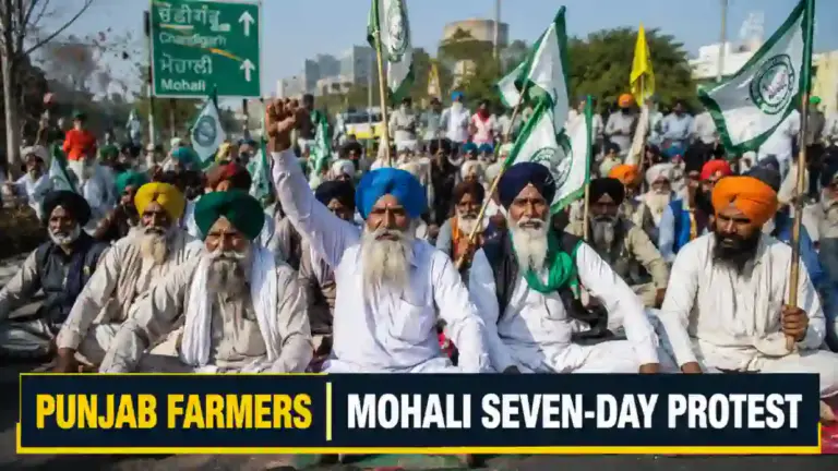ਮੋਹਾਲੀ-ਚੰਡੀਗੜ੍ਹ ਸਰਹੱਦ ’ਤੇ ਚੱਲ ਰਹੇ ਕਿਸਾਨ ਮੋਰਚੇ ਨਾਲ ਜੁੜੀ ਤਸਵੀਰ