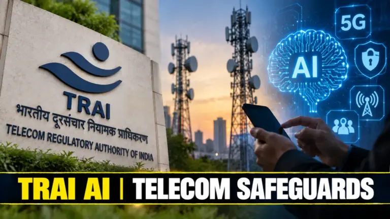 TRAI ਚੇਅਰਮੈਨ Anil Kumar Lahoti ਦੀ AI ਅਤੇ ਟੈਲੀਕਾਮ ਨੈੱਟਵਰਕ ਨਿਗਰਾਨੀ ਬਾਰੇ ਖ਼ਬਰ ਨਾਲ ਸੰਬੰਧਿਤ ਤਸਵੀਰ।