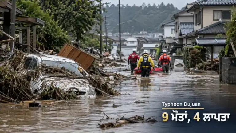 ਖ਼ਬਰ ਨਾਲ ਸੰਬੰਧਿਤ ਚਿੱਤਰ: Japan ਵਿੱਚ Typhoon Dujuan ਤੋਂ ਬਾਅਦ ਦੀ ਸਥਿਤੀ