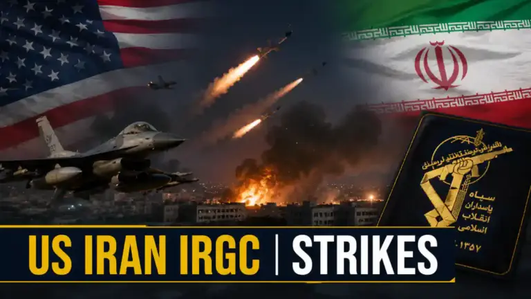 ਅਮਰੀਕਾ ਵੱਲੋਂ ਇਰਾਨ ਵਿੱਚ IRGC ਦੇ ਫੌਜੀ ਟਿਕਾਣਿਆਂ ਉੱਤੇ ਕੀਤੇ ਹਮਲਿਆਂ ਨਾਲ ਜੁੜੀ ਤਸਵੀਰ