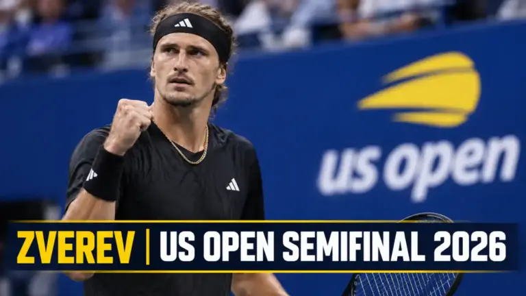 US Open 2026 ਵਿੱਚ Alexander Zverev ਦਾ ਕੁਆਰਟਰ ਫਾਈਨਲ ਮੁਕਾਬਲਾ